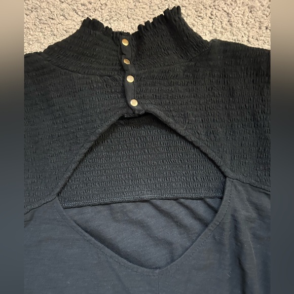 Nation LTD
SANDRINE TEE IN JET BLACK, Pima cotton, size large - Picture 5 of 7